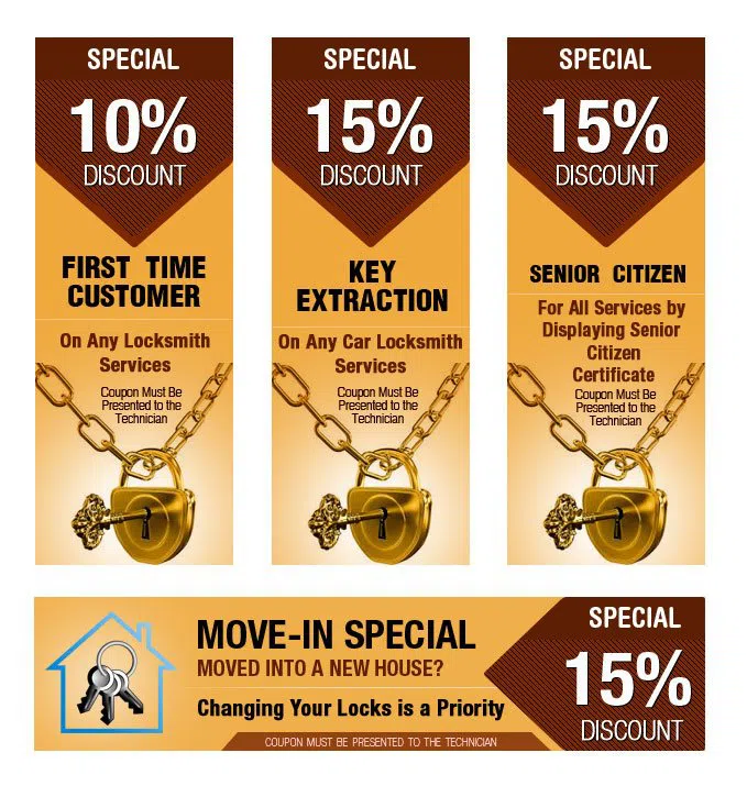 Super Locksmith Service Pittsburgh, PA 412-595-9372 - coupon1-set-four